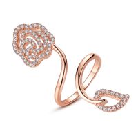 Alloy Fashion Flowers Ring  (rose Alloy 7) Nhtm0252-rose-alloy-7 main image 1