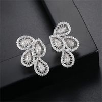 Alloy Korea Geometric Earring  (platinum -05e15) Nhtm0279-platinum-05e15 main image 2