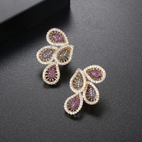 Alloy Korea Geometric Earring  (platinum -05e15) Nhtm0279-platinum-05e15 main image 3