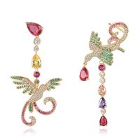 Alloy Fashion Animal Earring  (champagne Alloy-05g14) Nhtm0300-champagne-alloy-05g14 main image 1