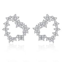 Alloy Korea Sweetheart Earring  (platinum-05f11) Nhtm0303-platinum-05f11 main image 2