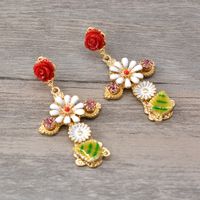 Alloy Fashion Flowers Earring  (alloy) Nhnt0586-alloy main image 1