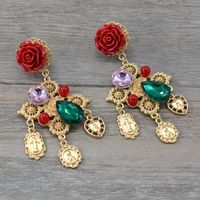 Alloy Fashion Flowers Earring  (a) Nhnt0588-a main image 3