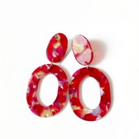 Alloy Fashion  Earring  (red) Nhom0687-red main image 2