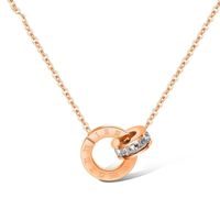 Titanium&stainless Steel Fashion Geometric Necklace  (pendant + Chain) Nhop2708-pendant-chain main image 1
