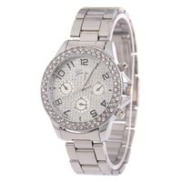 Leisure Ordinary Glass Mirror Alloy Watch (rose Alloy) Nhsy0571 main image 3