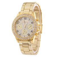 Leisure Ordinary Glass Mirror Alloy Watch (rose Alloy) Nhsy0571 main image 4