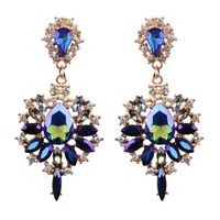 Occident And The United States Alloy Rhinestone Earring (blue Color)  Nhjq8207 main image 1