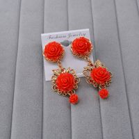 Alloy Fashion Flowers Earring  (alloy) Nhnt0528-alloy main image 2