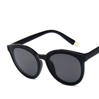 البلاستيك خمر نظارات (مشرق أسود رمادي جولة الإطار) Nhkd0016-bright-black-gray-round-frame main image 1