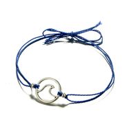 Alloy Simple Geometric Bracelet  (blue) Nhgy2250-blue main image 2