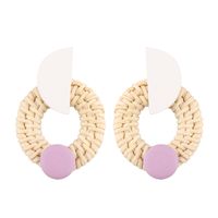 Alloy Fashion Geometric Earring  (a White) Nhjq10559-a-white main image 2