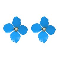 Alloy Fashion Flowers Earring  (red) Nhjj5021-red main image 5