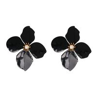 Alloy Fashion Flowers Earring  (red) Nhjj5021-red main image 6