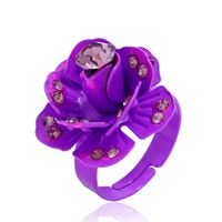 Alloy Korea Flowers Ring  (red) Nhkq1812-red main image 3