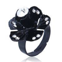 Alloy Korea Flowers Ring  (red) Nhkq1812-red main image 5