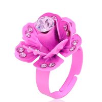 Alloy Korea Flowers Ring  (red) Nhkq1812-red main image 7