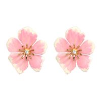 Alloy Fashion Flowers Earring  (red) Nhjj5030-red main image 6