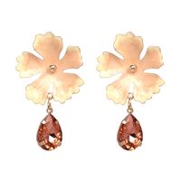 Alloy Fashion Flowers Earring  (red) Nhjj5034-red main image 7