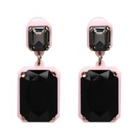 Jujia Neue Geometrische Diamant Ohrringe Weibliche Ohrringe Fabrik Direkt Verkauf Grenz Überschreiten Der E-commerce 5 Farben 51106 main image 3