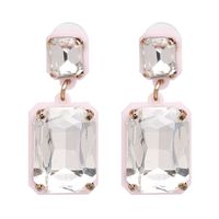 Jujia Neue Geometrische Diamant Ohrringe Weibliche Ohrringe Fabrik Direkt Verkauf Grenz Überschreiten Der E-commerce 5 Farben 51106 main image 4