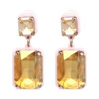 Jujia Neue Geometrische Diamant Ohrringe Weibliche Ohrringe Fabrik Direkt Verkauf Grenz Überschreiten Der E-commerce 5 Farben 51106 main image 5