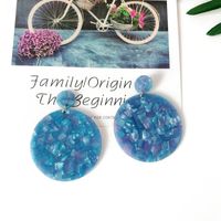 Alloy Fashion  Earring  (blue) Nhom0732-blue main image 1