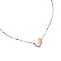 Titanium&stainless Steel Korea Sweetheart Necklace  (mini Heart Rose Alloy) Nhok0224-mini-heart-rose-alloy main image 1