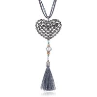 Alloy Fashion Tassel Necklace  (red) Nhpk2082-red main image 6