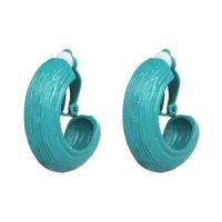 Fashion C Shape Alloy No Inlaid Earrings main image 3