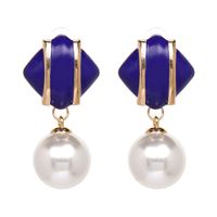 Beads Fashion Geometric Earring  (white) Nhjj5047-white main image 6