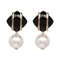 Beads Fashion Geometric Earring  (white) Nhjj5047-white main image 7