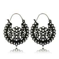 Alloy Vintage Geometric Earring  (black) Nhgy2232-black main image 1