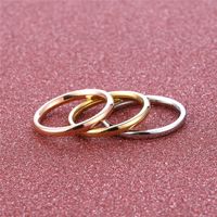 Ligang Jewelry Manufacturers Niedriger Preis Großhandel Koreanische Version Von Paars Chmuck Kleine Gelenke Roségold Gold Ring Ring main image 29