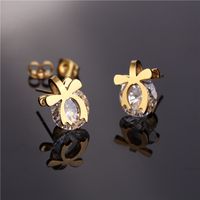 Titanium&stainless Steel Korea Geometric Earring  (alloy) Nhgs0160-alloy main image 1