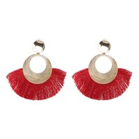 Alloy Fashion Tassel Earring  (red) Nhjj5051-red main image 1