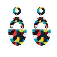 Alloy Simple  Earring  (green) Nhjq10619-green main image 3