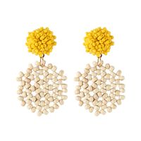 Alloy Simple  Earring  (yellow) Nhjq10621-yellow main image 1