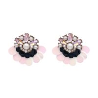 Alloy Fashion Flowers Earring  (red) Nhjj5001-red main image 4