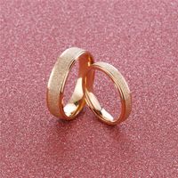 Titanium&stainless Steel Korea Geometric Ring  (men Rose Alloy 5) Nhgs0496-men-rose-alloy-5 main image 1