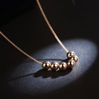 Alloy Fashion Geometric Necklace  (rose Alloy) Nhlj4076-rose-alloy main image 2