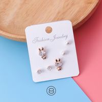 Alloy Korea Flowers Earring  (1) Nhms1312-1 main image 15