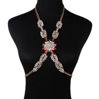 Alloy Fashion Flowers Body Accessories  (red) Nhjq10653-red main image 2