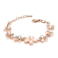 Europäische Und Amerikanische Sommer Neue Mode Persönlichkeit Elegante Kleine Frische Blumen Legierung Armband Grenz Überschreiten Der E-commerce Direkt Vertrieb main image 2