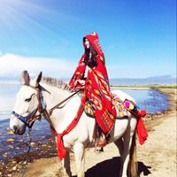 Nepal Tibet Lijiang Reise Foto Ethnischen Stil Umhang Großen Schal Weibliche Umhang Sommer Klimaanlage Schal main image 2