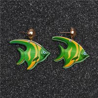 سبائك الأزياء الحيوان القرط (سبائك أذنين الأسماك) Nhyl0228-alloy-eared-fish main image 2