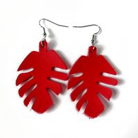 Natural Stone Fashion  Earring  (red) Nhom0874-red main image 1