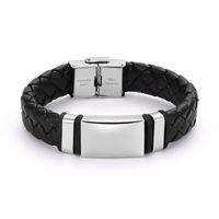 Europäische Und Amerikanische Grenz Überschreitende Heiße Modelle Pu-leder Armband Armband Mode High-end-legieren Schnalle Männer Und Frauen Breites Armband Fabrik Direkt Vertrieb main image 2