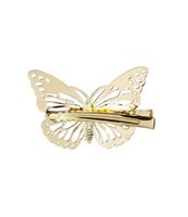 Ventes Directes D'usine Européenne Et Étrangère Américaine Ornement En Métal Minimaliste Japonais Cheveux Accessoires Papillon Barrettes Côté Clip Coiffe Gros main image 1