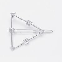 Alloy Simple Geometric Hair Accessories  (alloy) Nhhn0293-alloy main image 3